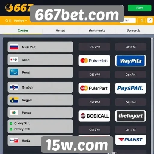 Métodos de pagamento oferecidos pelo 667bet